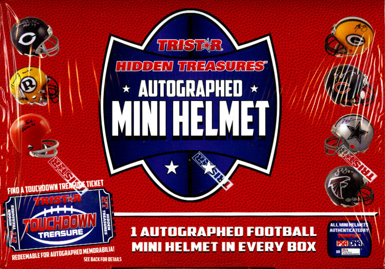 2016 Tristar Hidden Treasures Football Mini-Helmet Random Teams #16