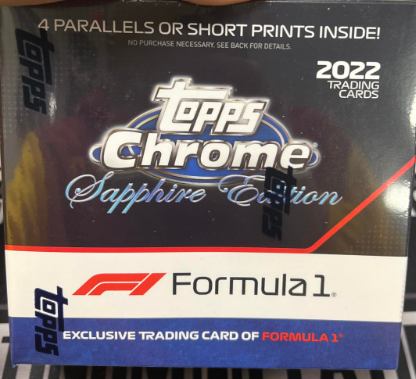 2022 Topps Chrome F1 Sapphire Edition Box