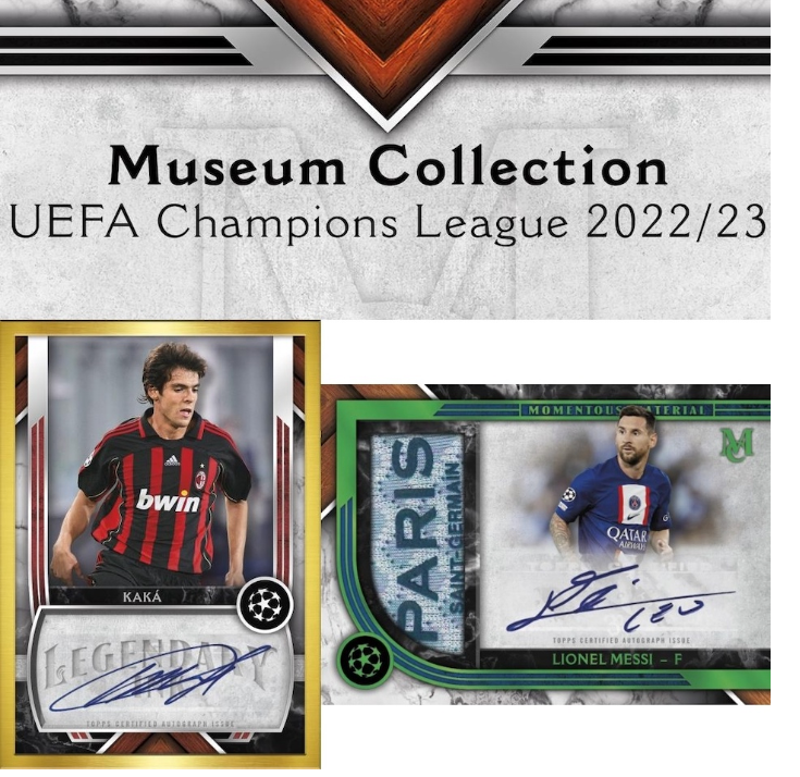 2022/23 Topps UEFA Champions League Museum Collection Soccer 1 Box Block #2