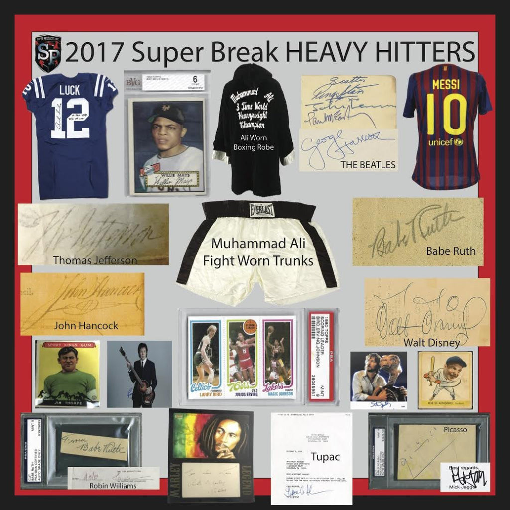 2017 Super Break Heavy Hitters 4 Box Case Random Category Break #6